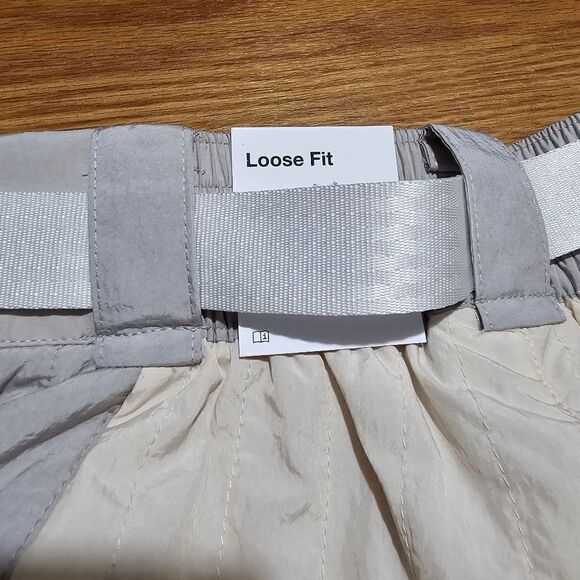 Air Jordan Cozy Girl Utility Puffer Pants Women's L Synthetic-Fill Belted Grey - Picture 13 of 15